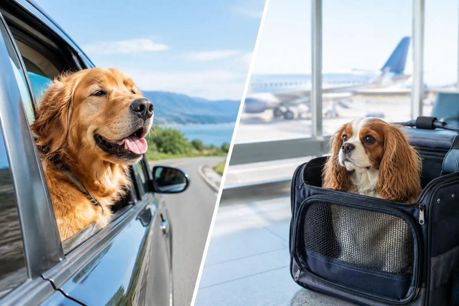 Driving Versus Flying With Pets for Your Trip