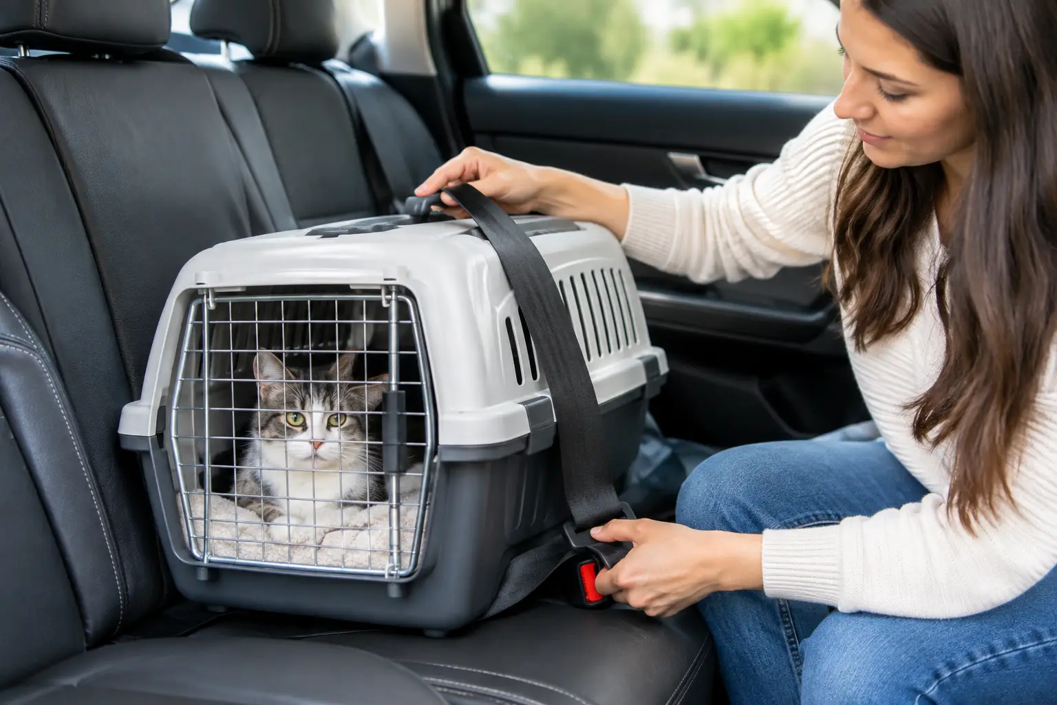 How to Secure a Cat Carrier for Car Travel