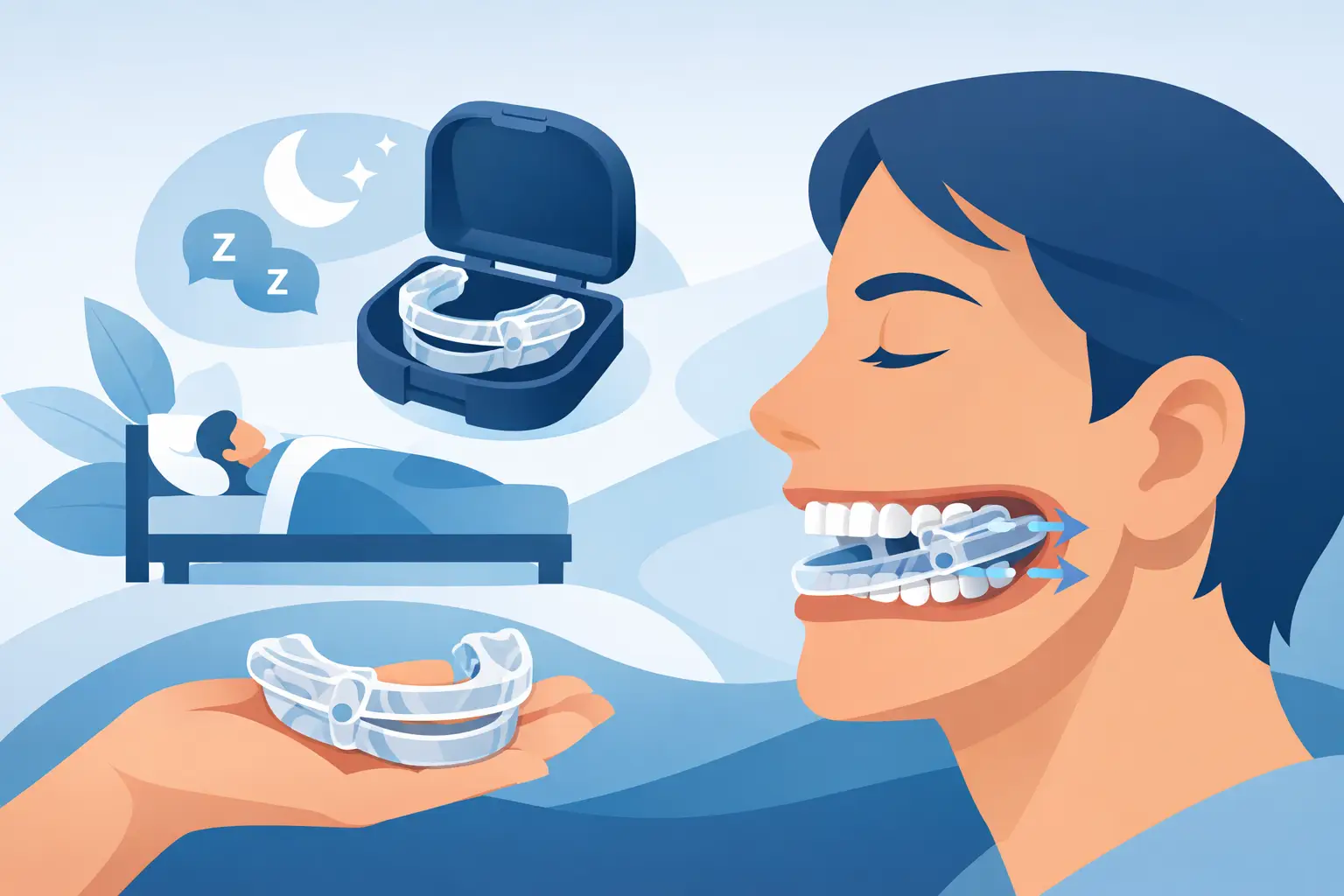 Conforto do aparelho mandibular no tratamento