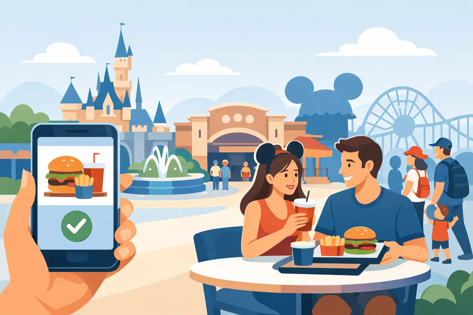 Disney Mobile Ordering Without the Lunch Rush