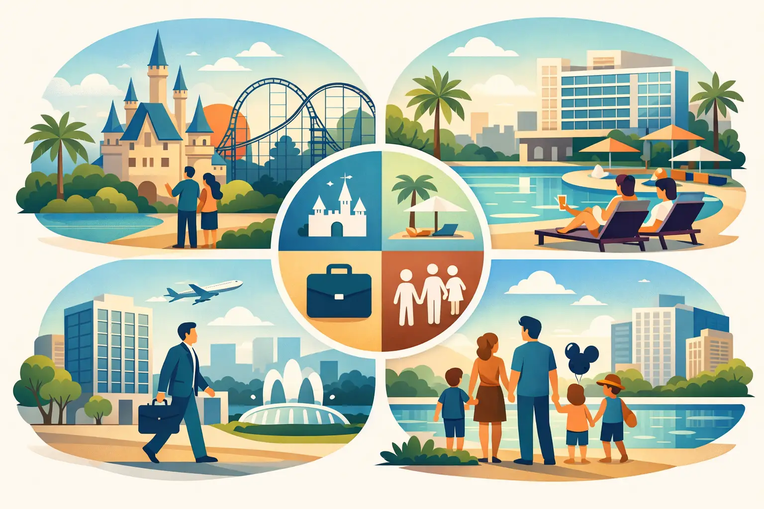 Best Area to Stay in Orlando by Trip Type