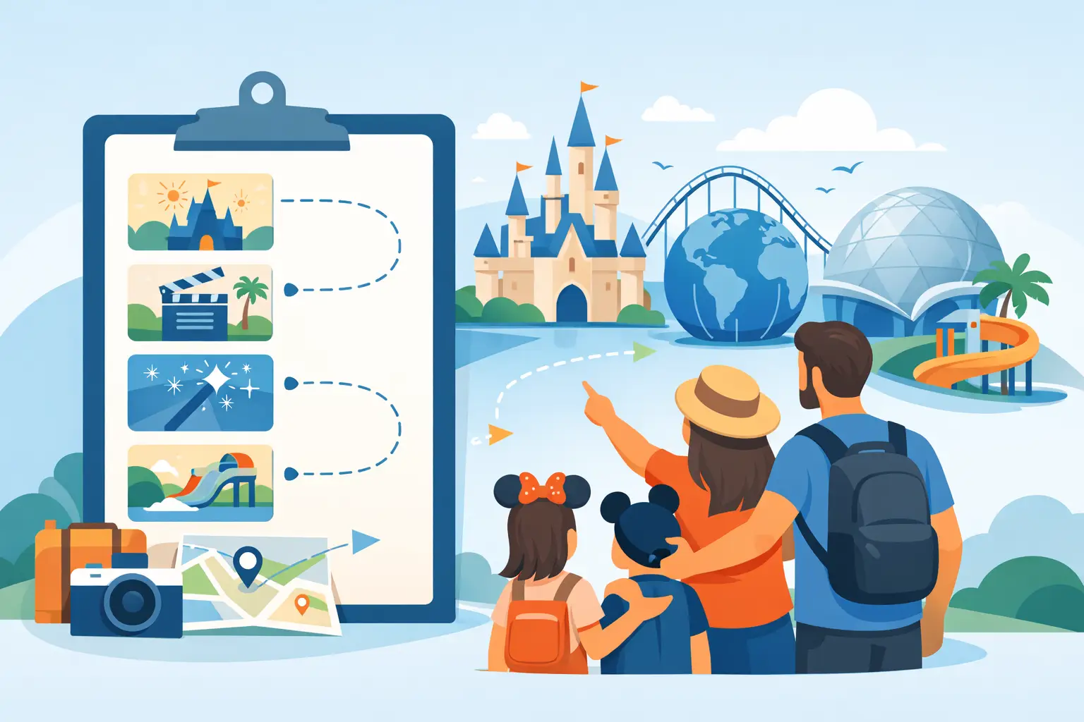 4 Day Universal Itinerary Example for Families