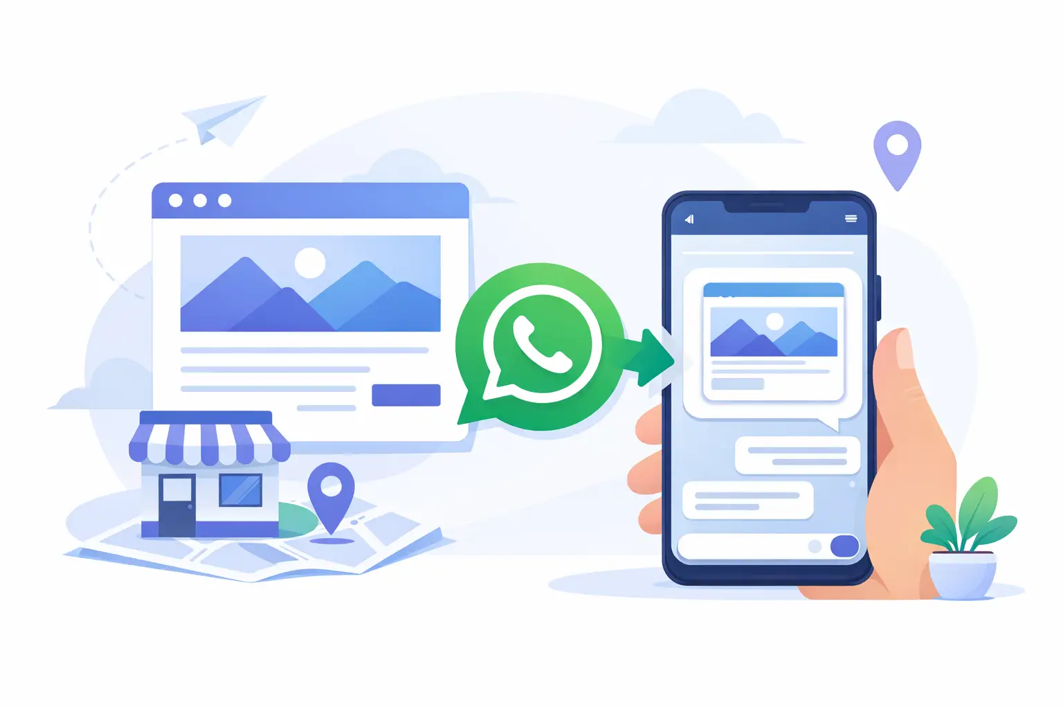 Ricevere sito web su WhatsApp: come funziona