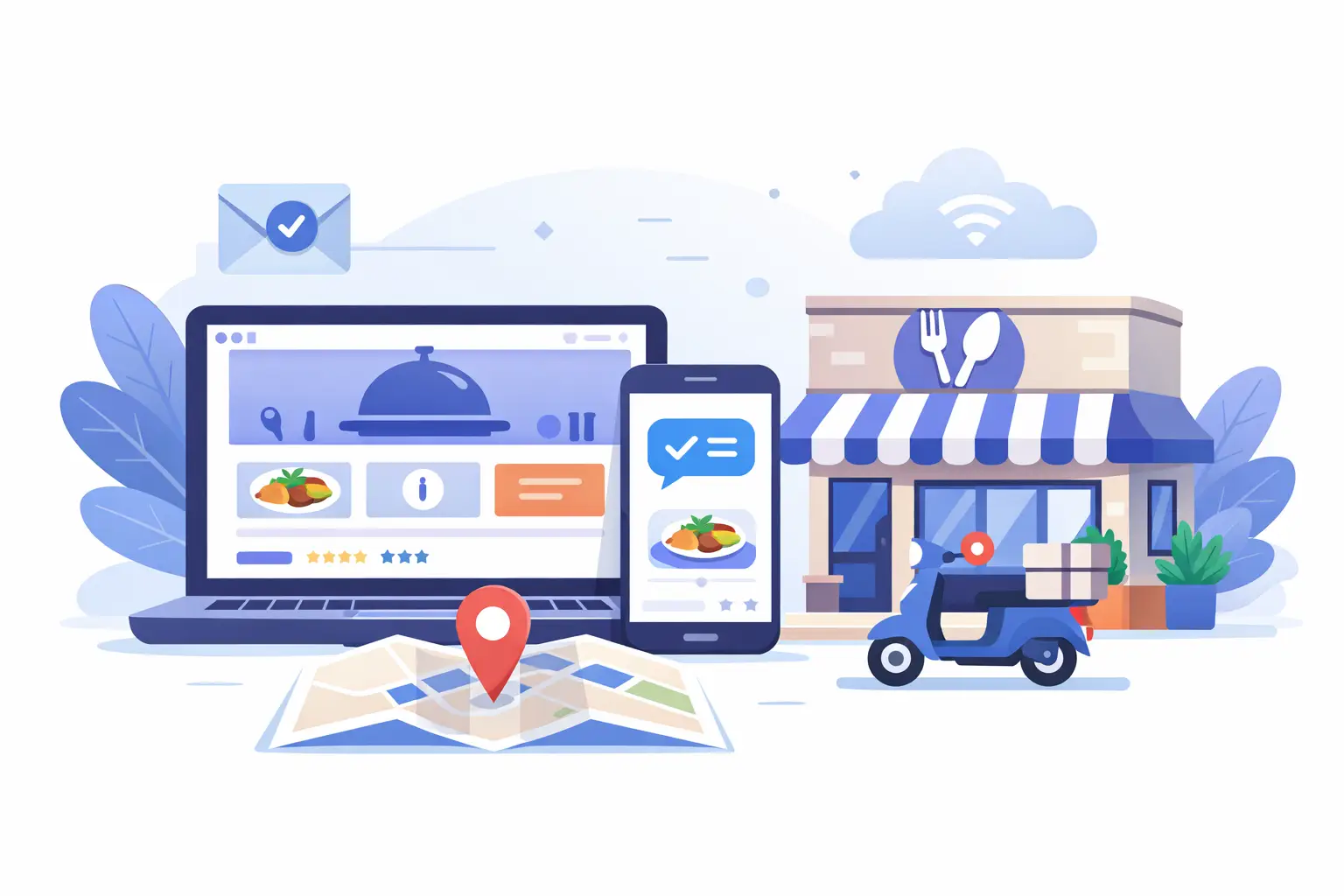 Sito web ristorante semplice, chiaro e utile