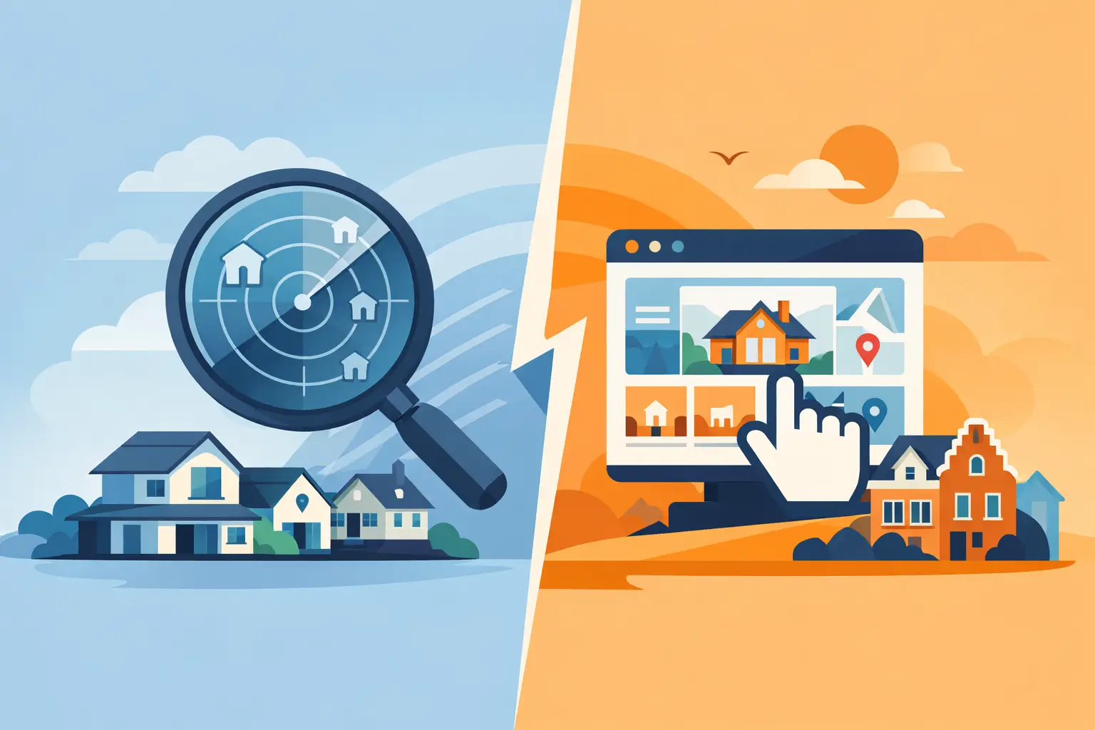Woningradar versus Funda: waar zit je voorsprong?