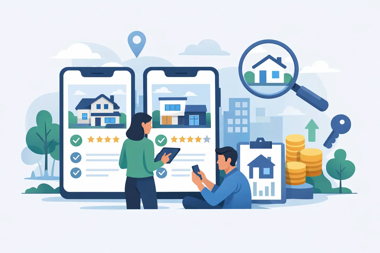 Koopwoning app vergelijken voor meer voorsprong
