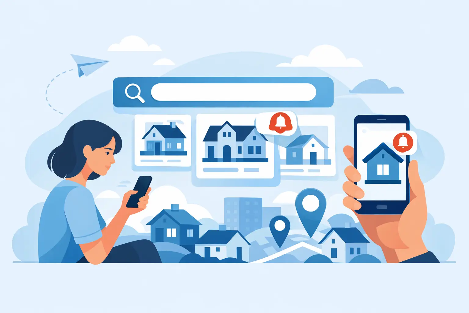 Koopwoning zoeken met notificaties werkt sneller
