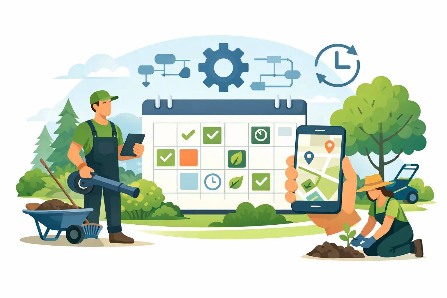 How to Automate Landscaping Job Scheduling