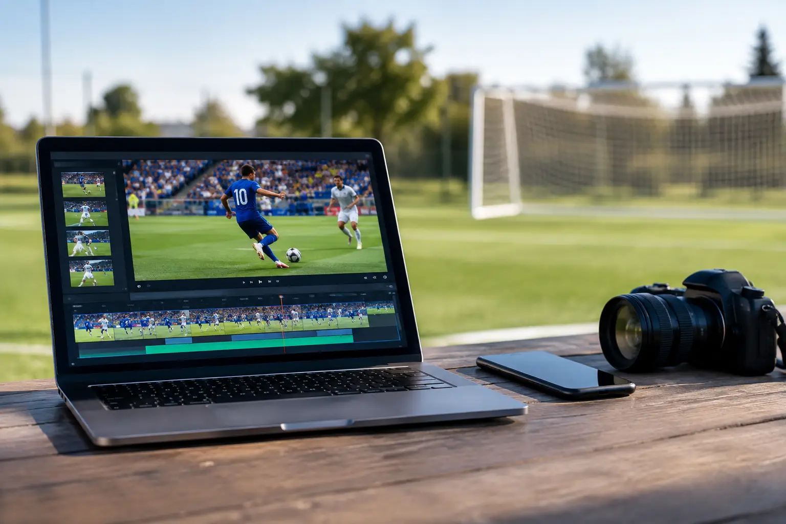 Come fare video highlight calcio che aprono porte