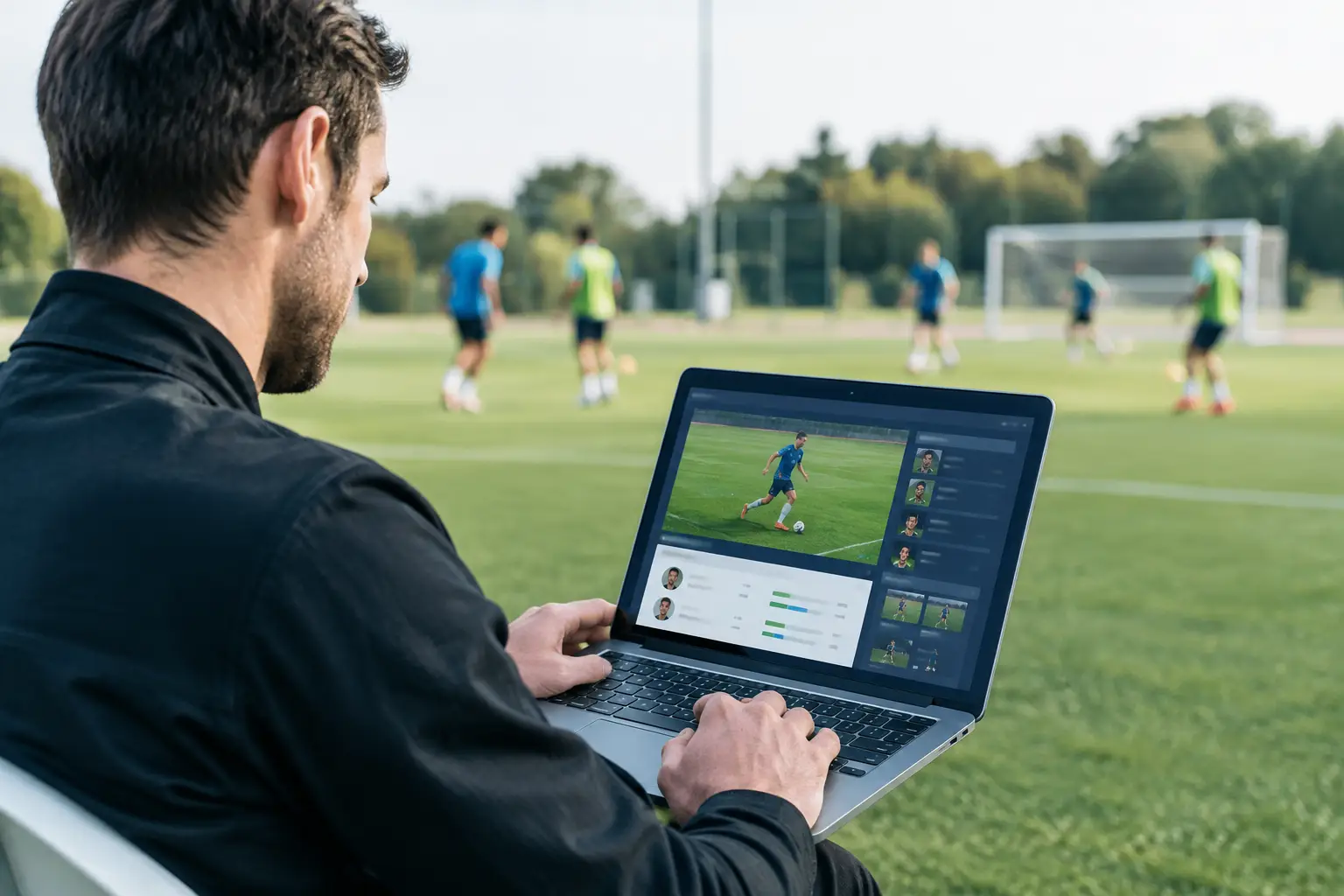 Piattaforma per il reclutamento calciatori