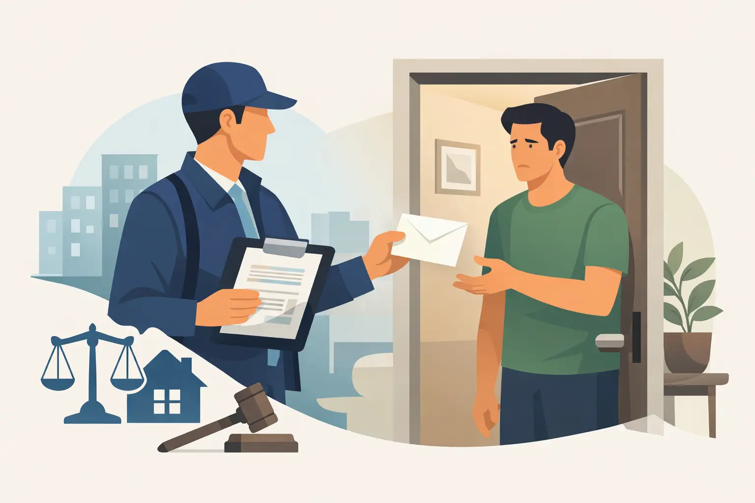 What an Eviction Notice Process Server Does