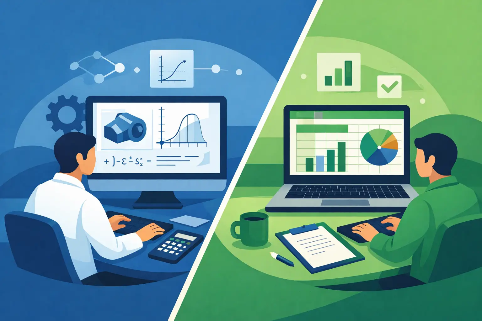 Mathcad vs Spreadsheet Workflows