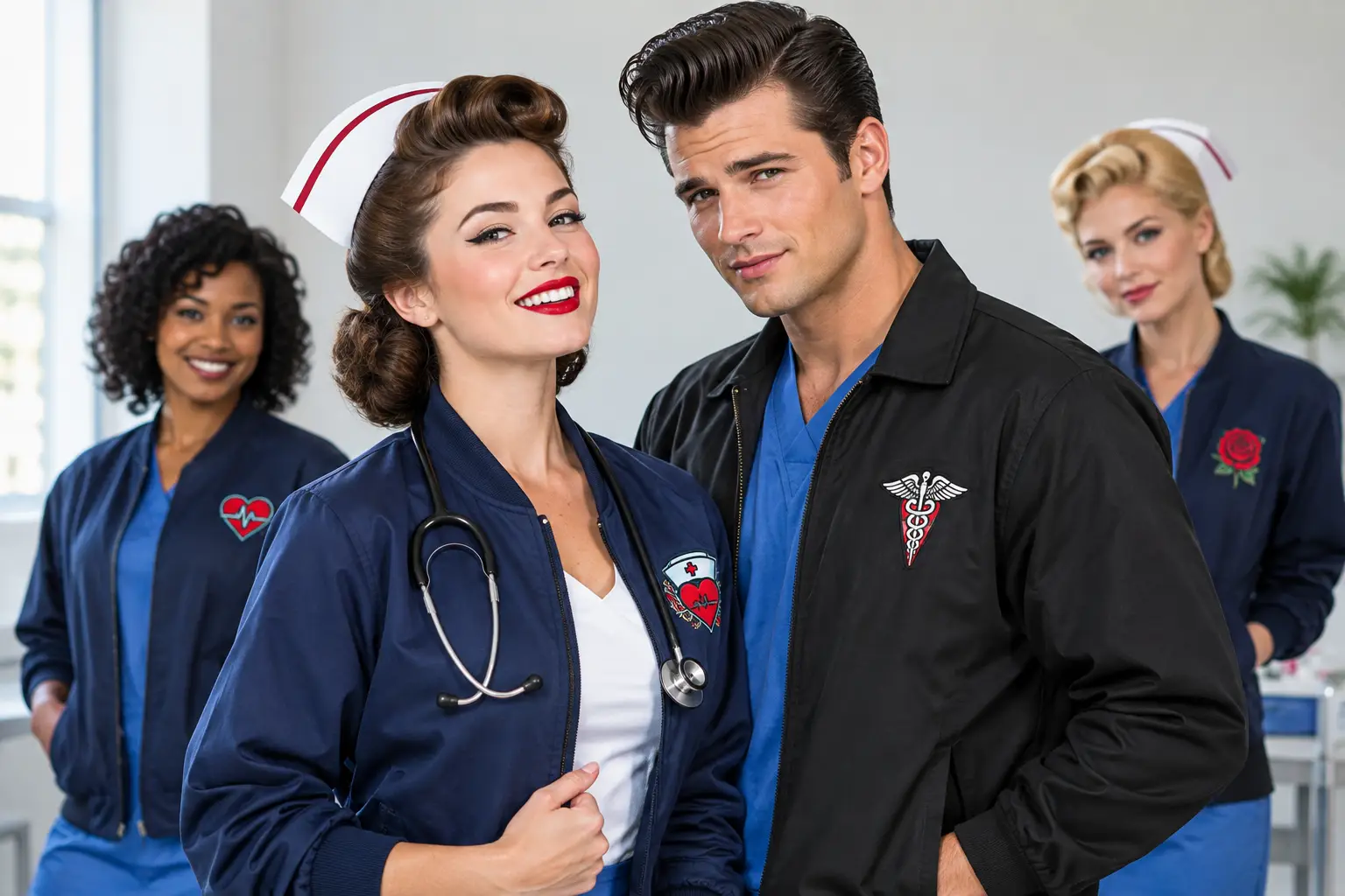Custom Embroidered Jackets for Nurses That Last