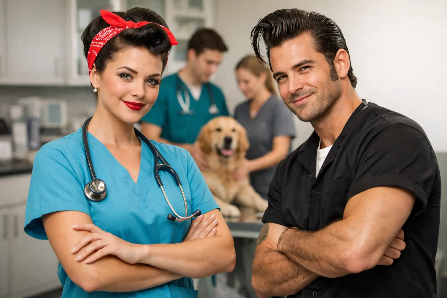 Veterinary Clinic Team Uniforms That Work Hard