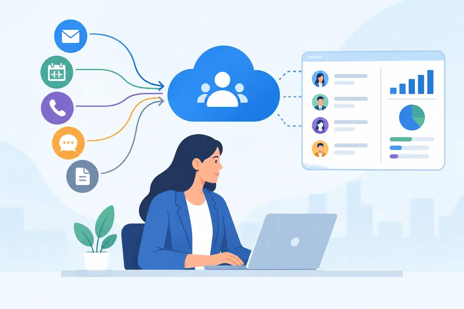CRM cloud: meno strumenti, più controllo operativo