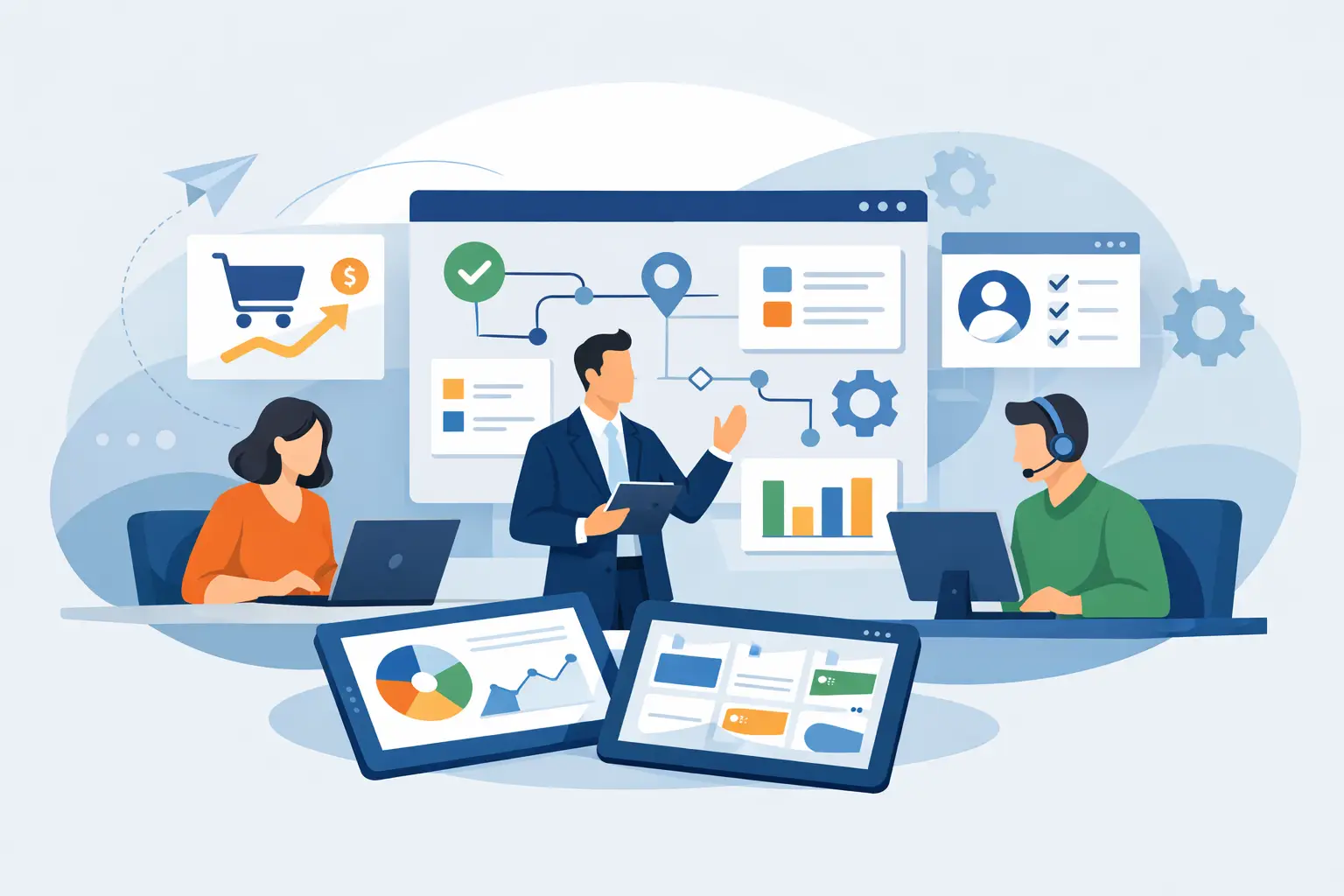 Software per coordinare vendite e operatività