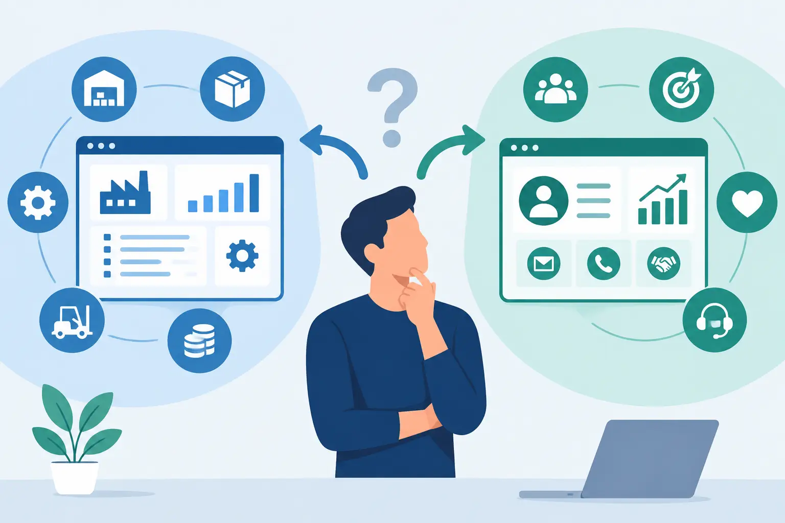 Gestionale ERP vs CRM: cosa serve davvero?