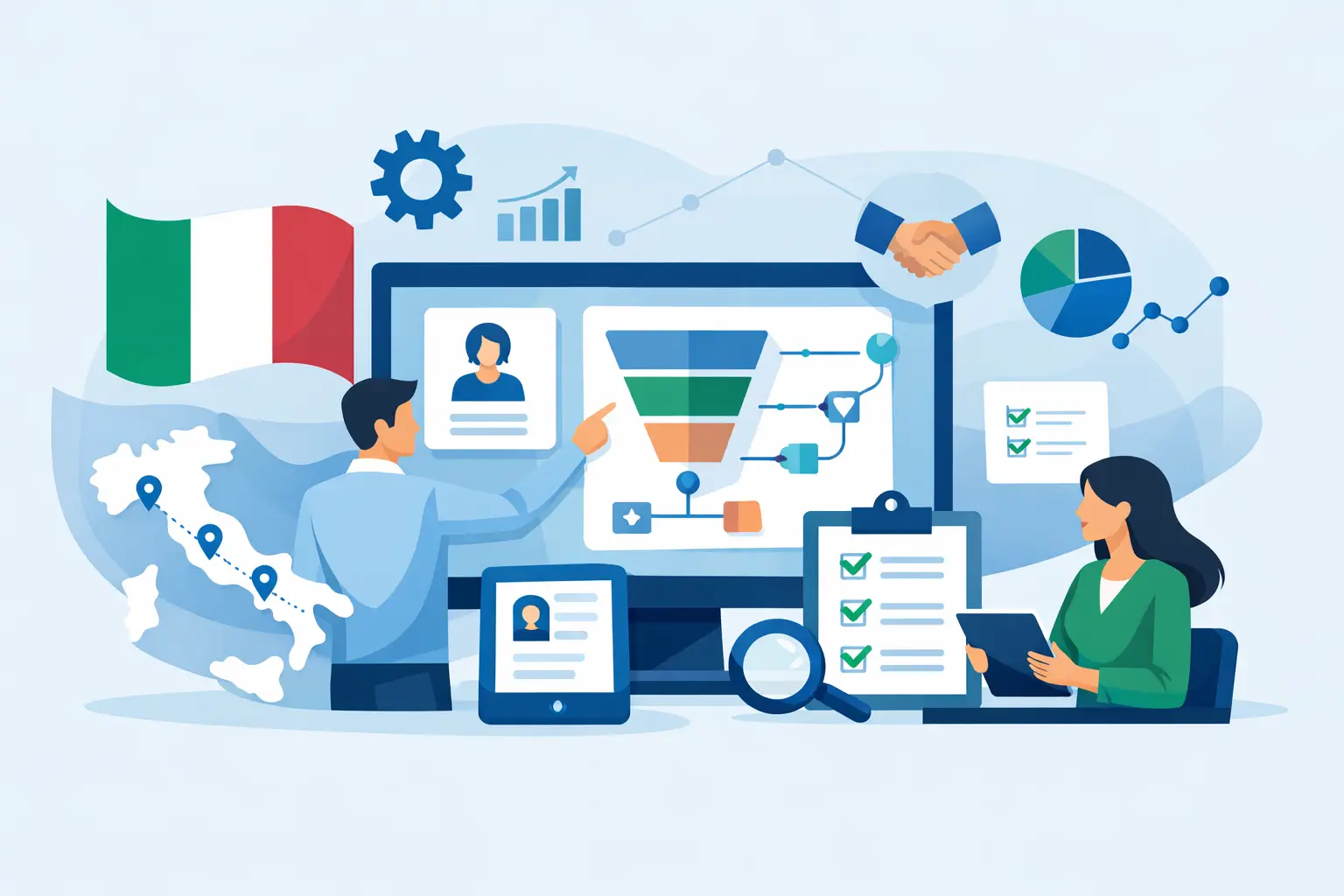 Migliori CRM italiani per processi più controllati