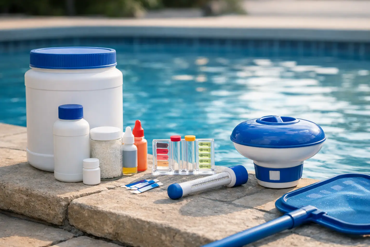 Weekly Pool Maintenance Chemicals Explained