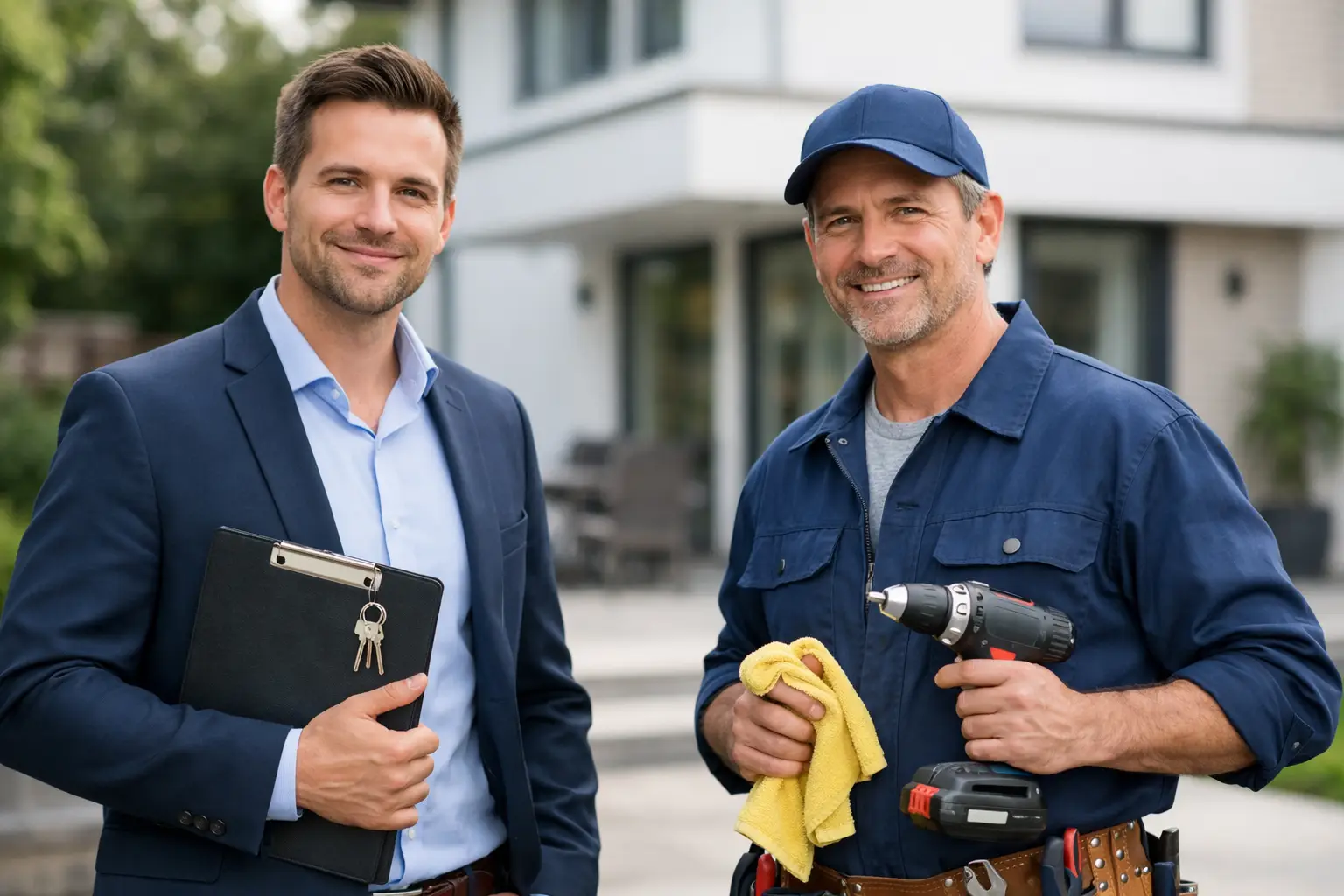 Immobilienmakler mit Hausmeisterservice