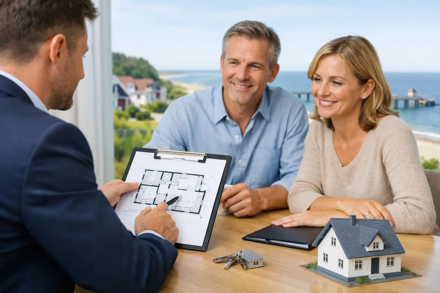 Immobilienmakler Lubmin: Haus verkaufen mit Plan