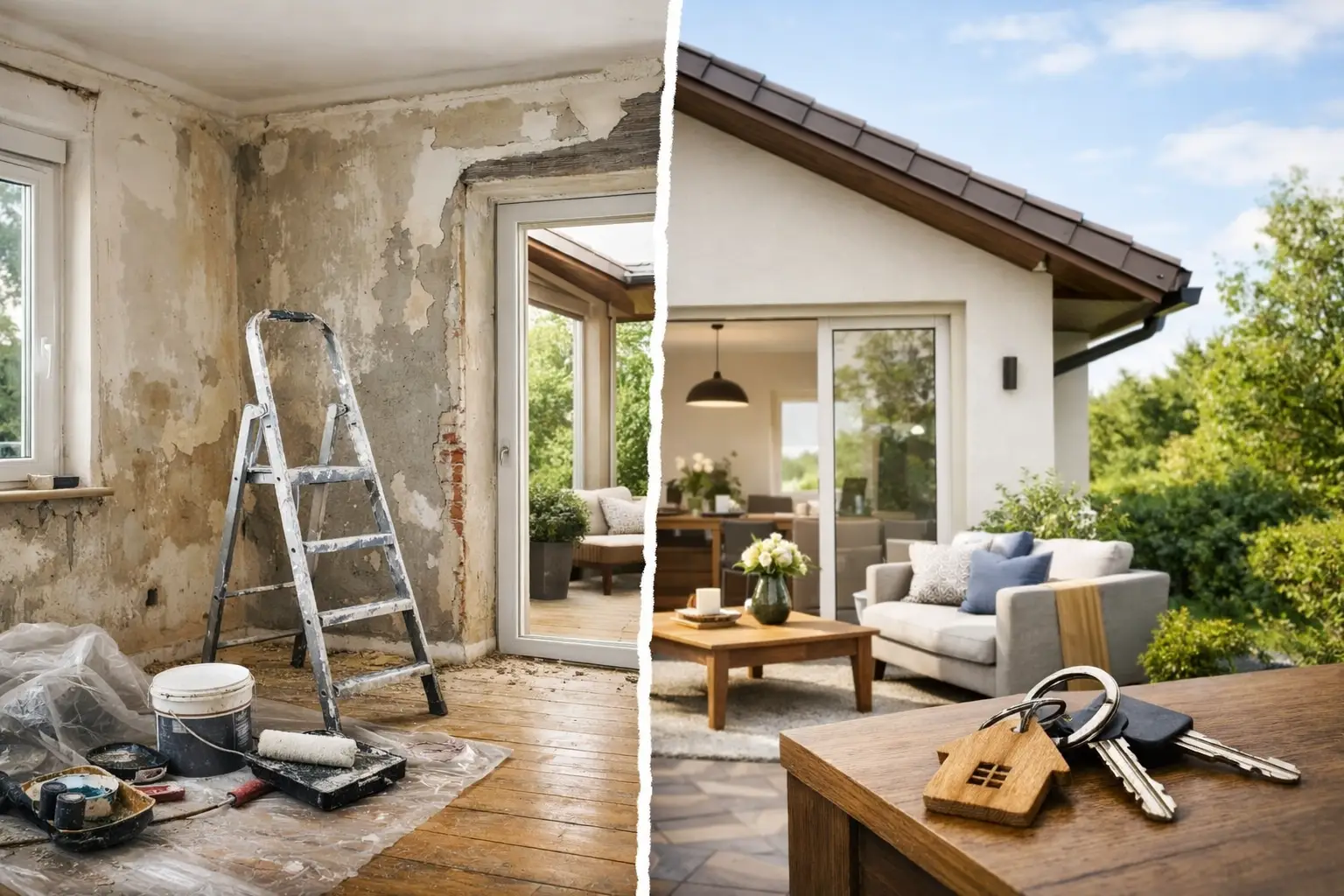 Haus vor Verkauf renovieren - was lohnt sich?