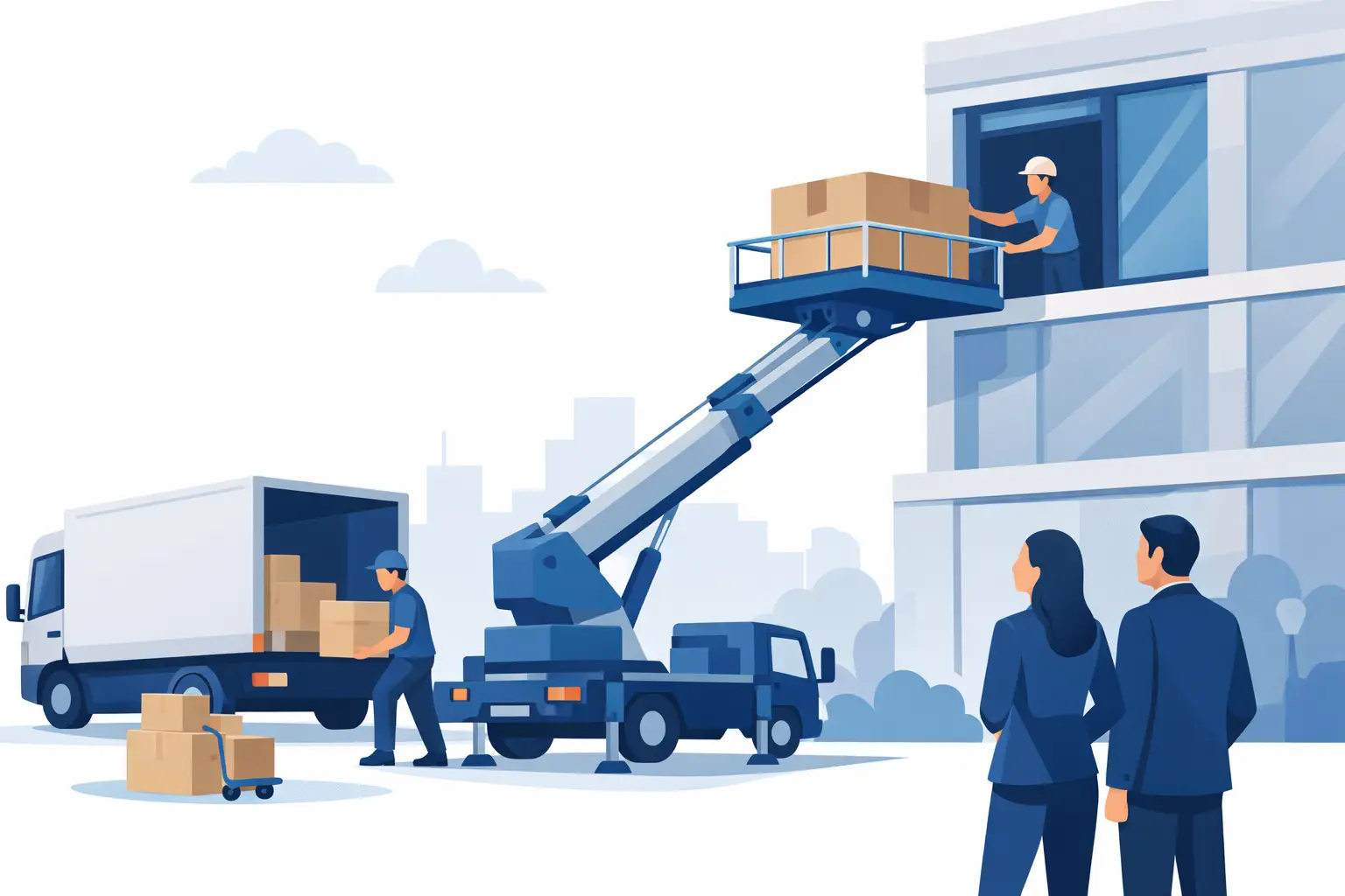 Lift huren voor levering: snel geregeld
