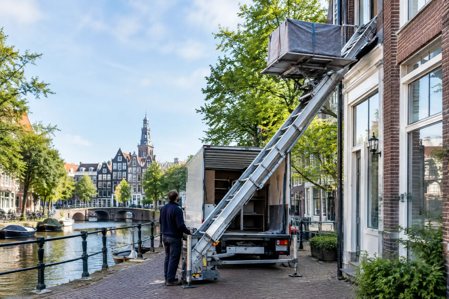 Meubellift huren Amsterdam snel geregeld
