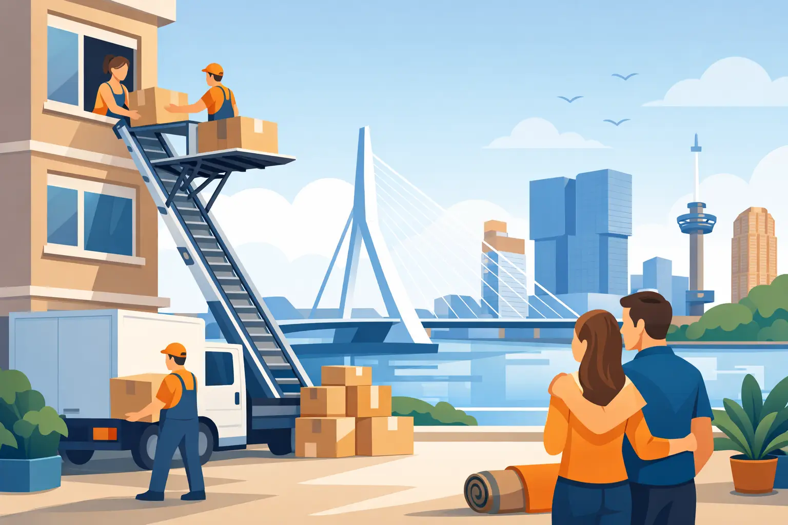 Verhuislift huren Rotterdam? Zo regel je het snel