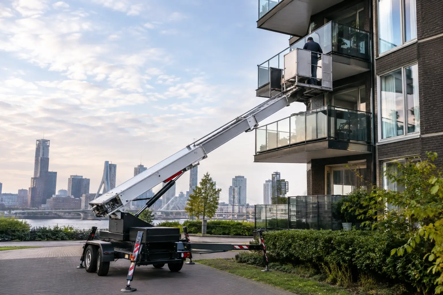 Ladderlift huren Rotterdam? Snel geregeld vanaf €79