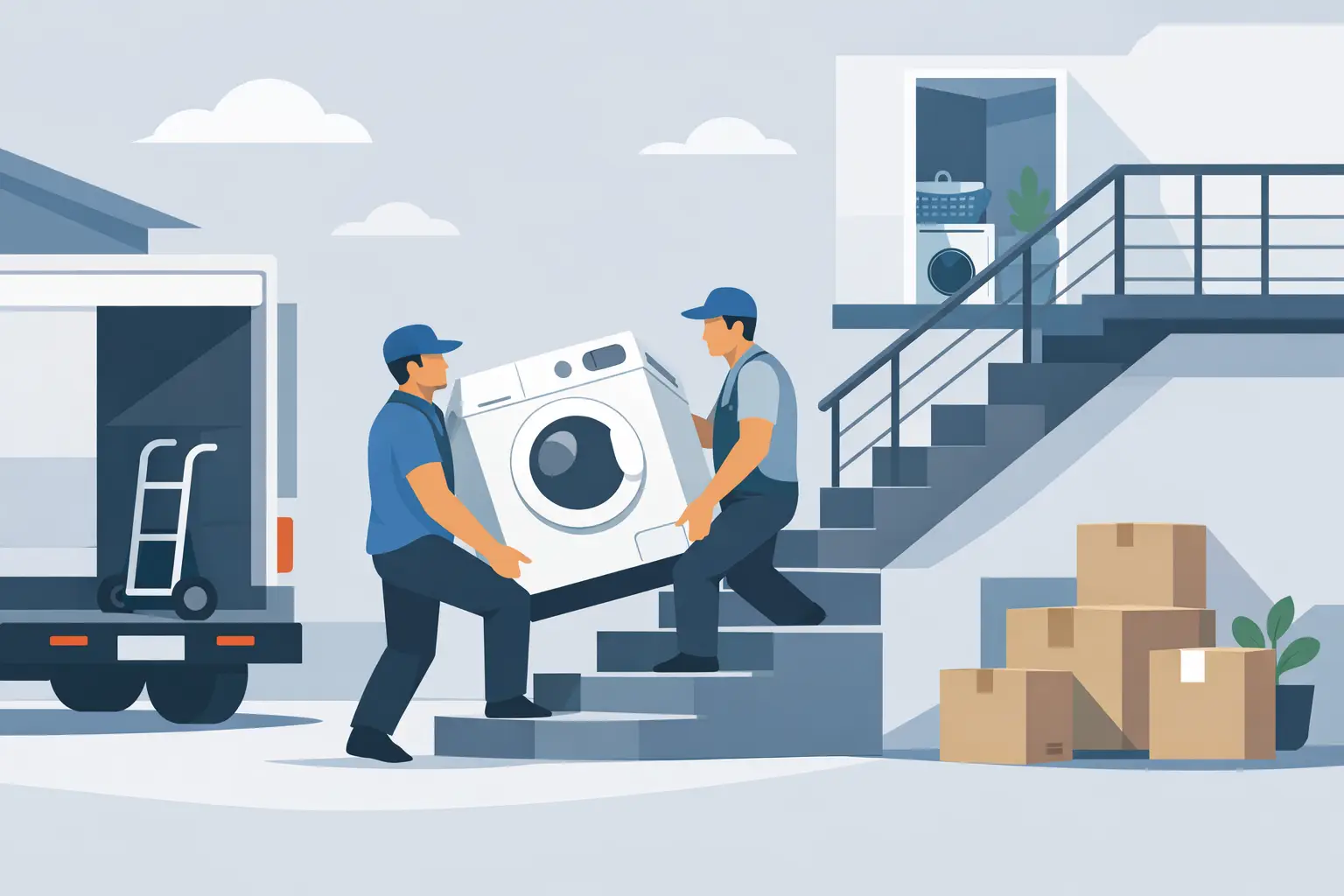Wasmachine verhuizen verdieping zonder gedoe