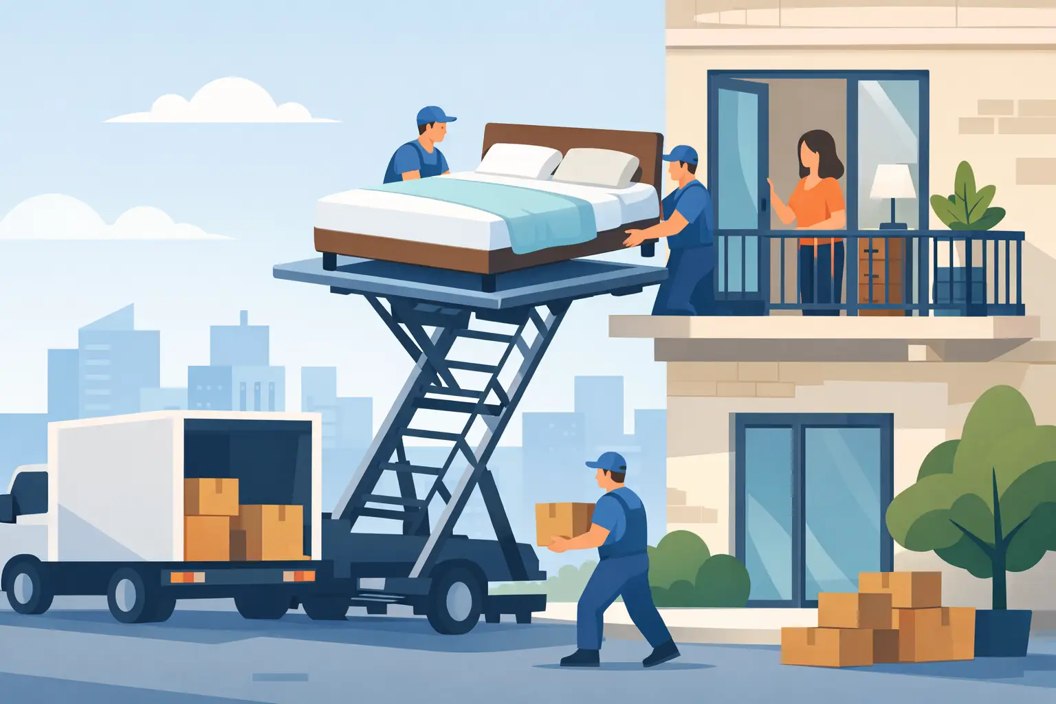 Bed verhuizen bovenwoning zonder gedoe