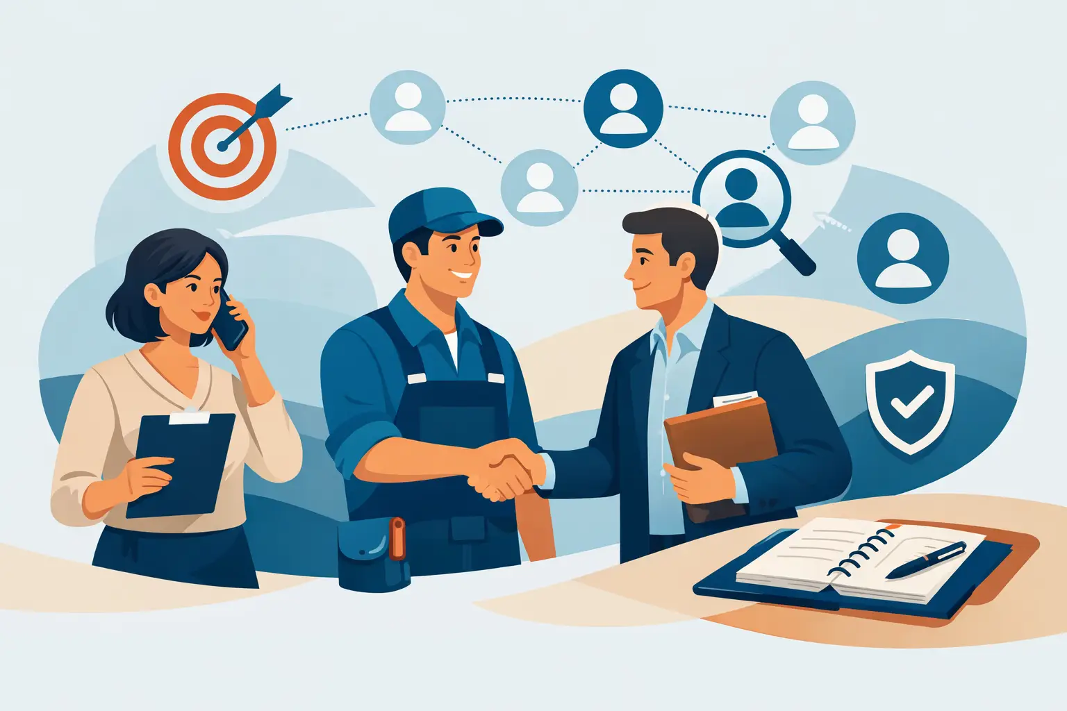 Clientes qualificados para autônomos na prática