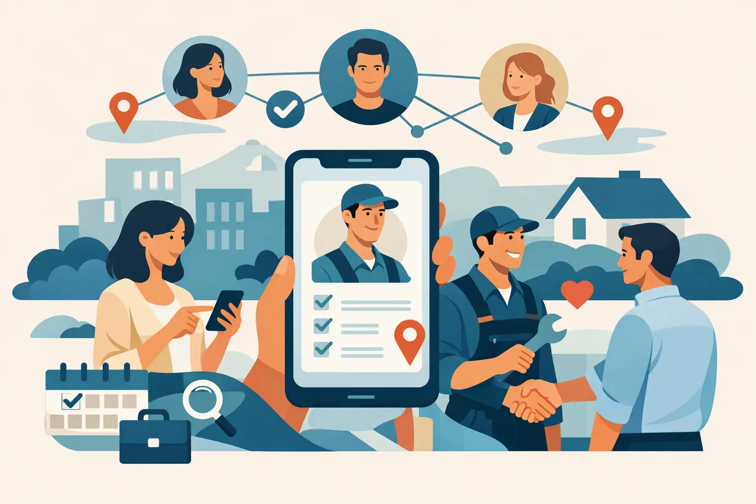 Como funciona uma rede de recomendações local