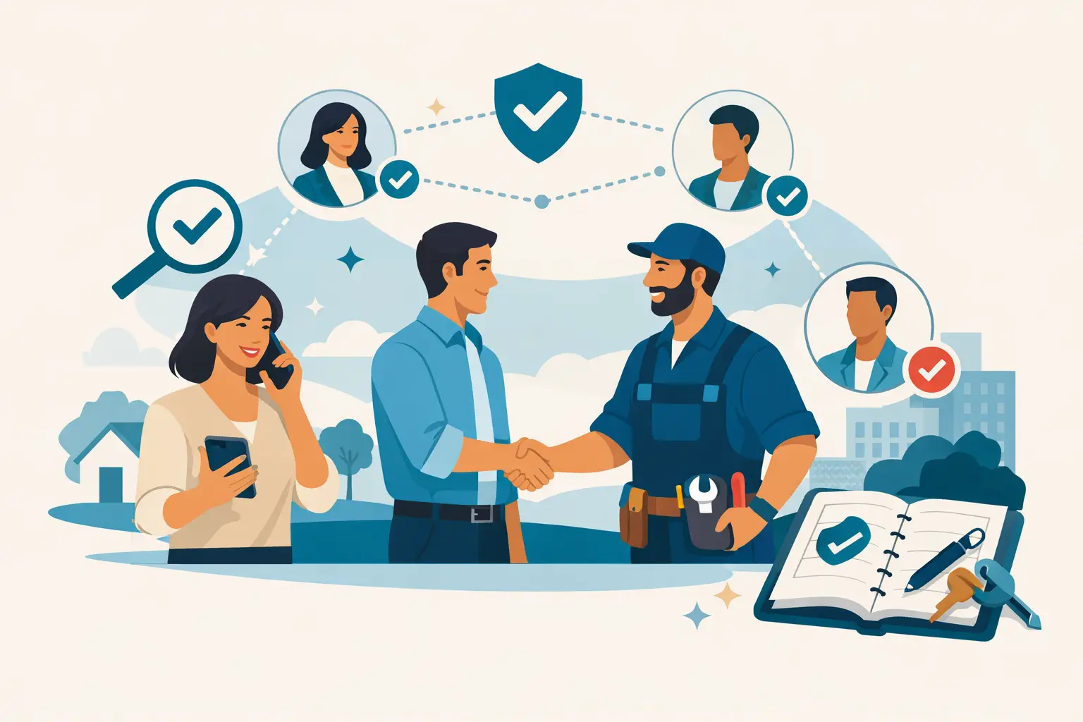 Como a reputação de prestadores gera confiança