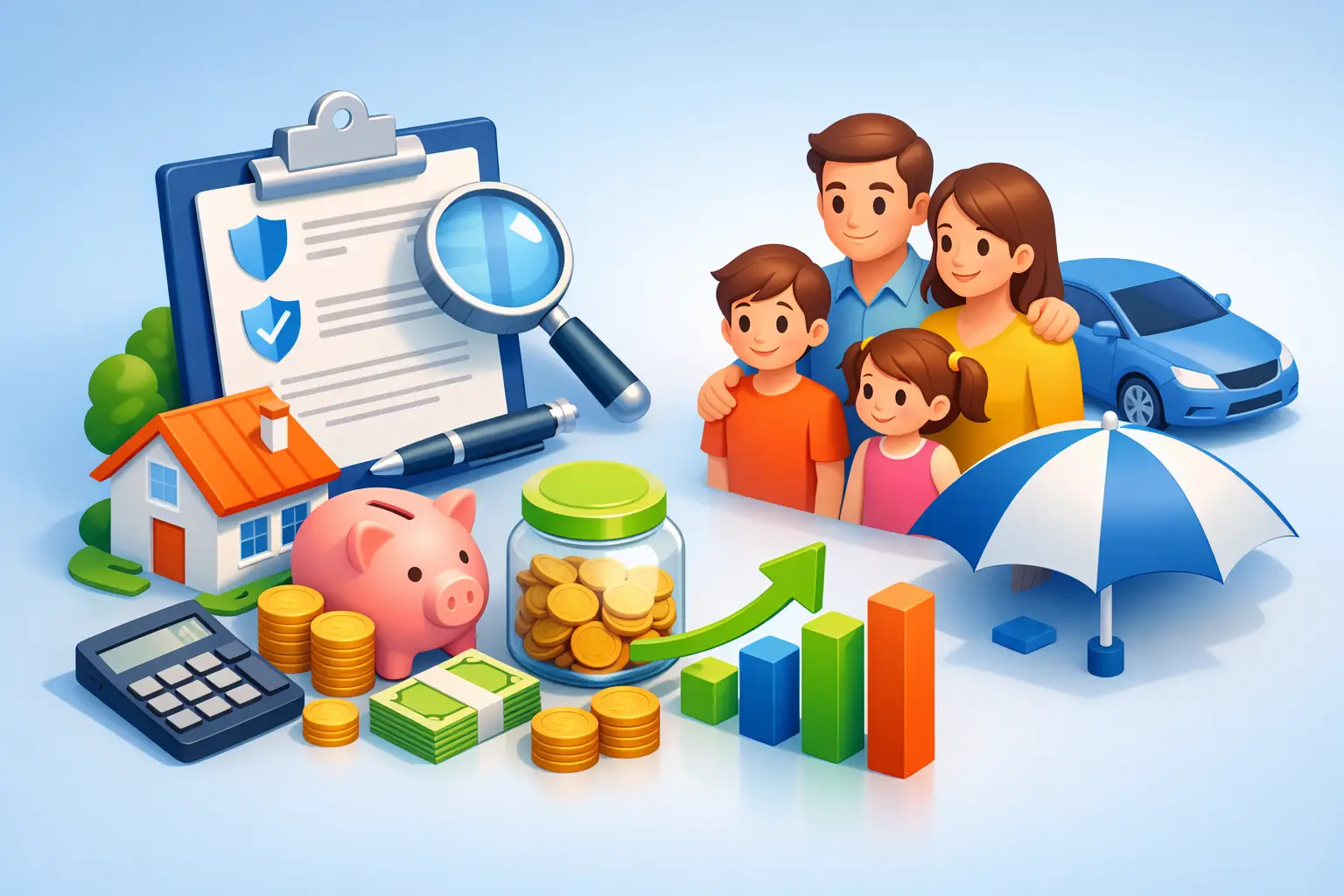 A Policy Review Savings Example for Families