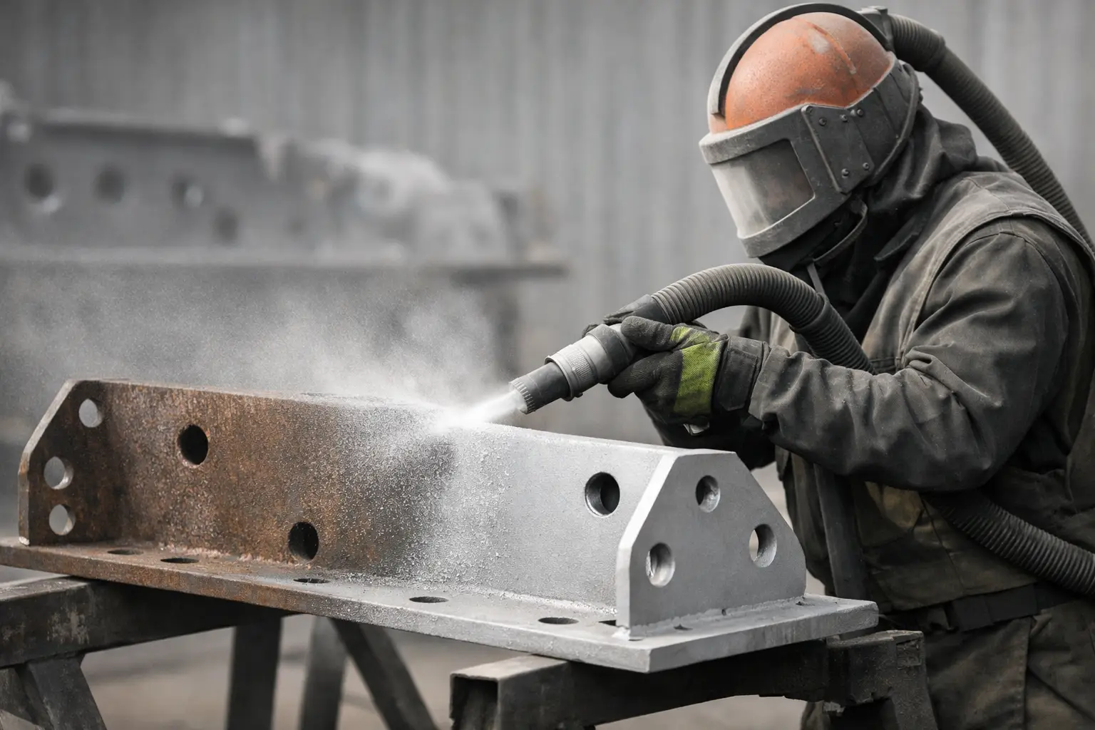 Sandblasting Metal Before Painting Done Right