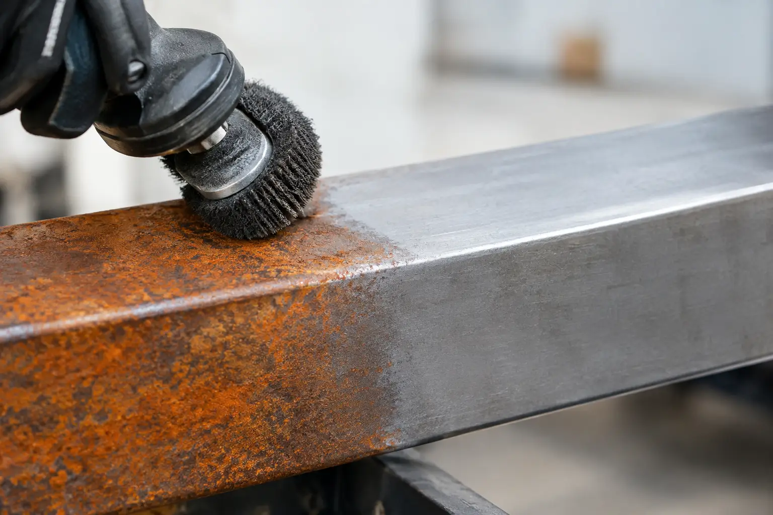 Rust Removal That Leaves Metal Ready for Coating