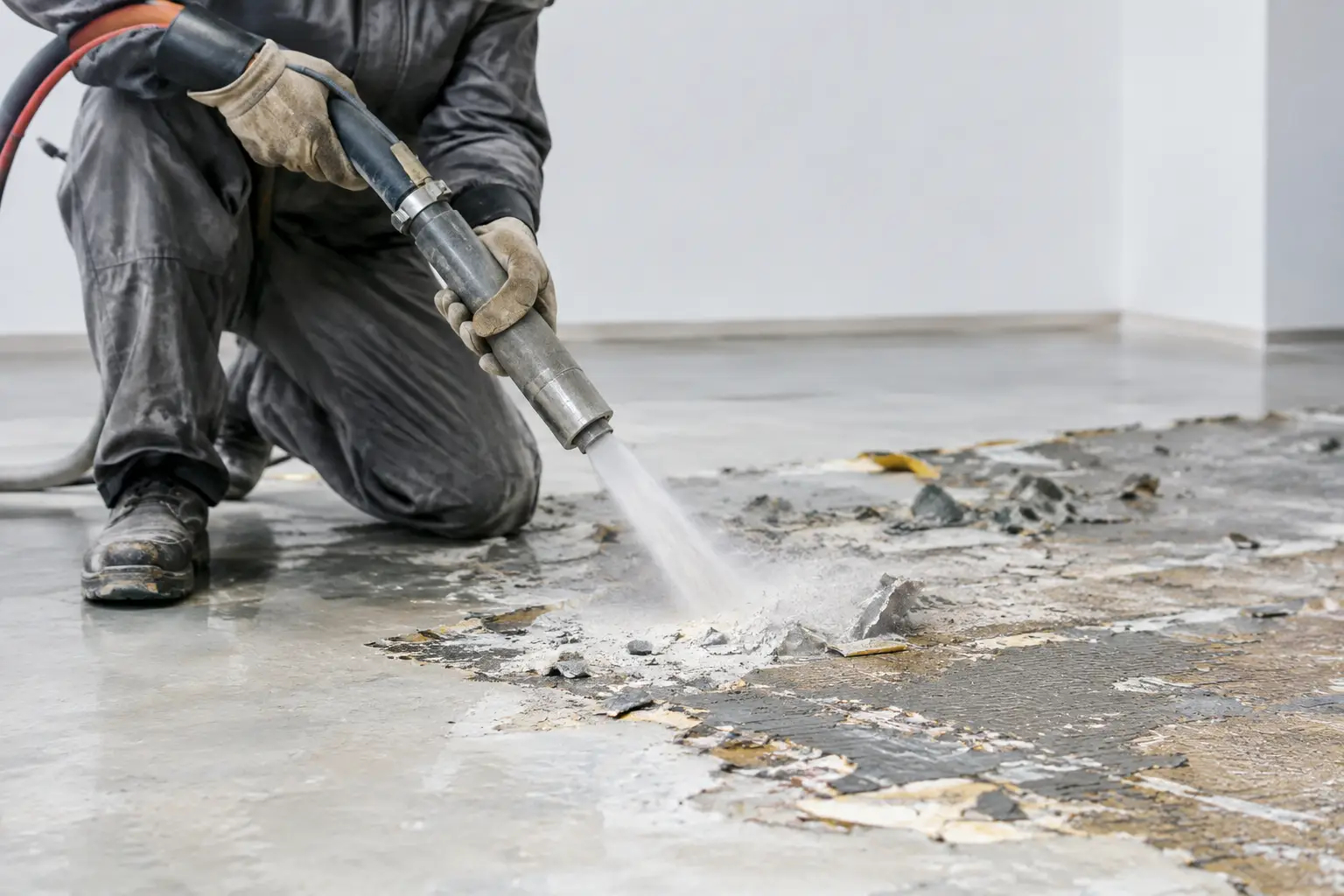 Can Blasting Remove Floor Adhesive Safely?