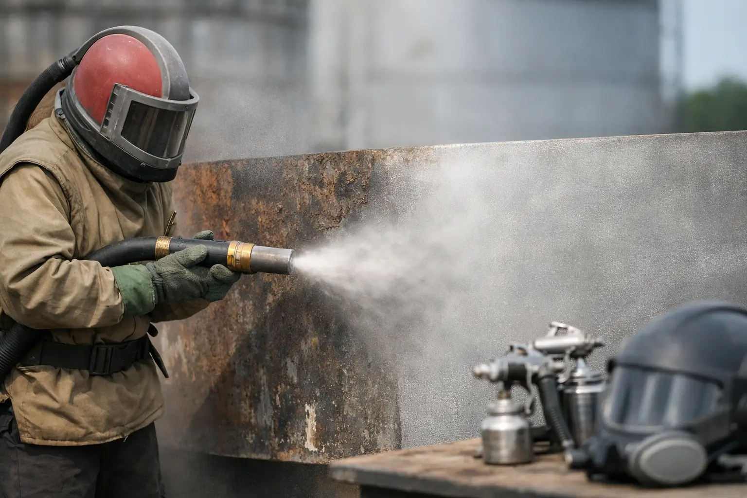 Sandblasting Preparation for Repainting Done Right