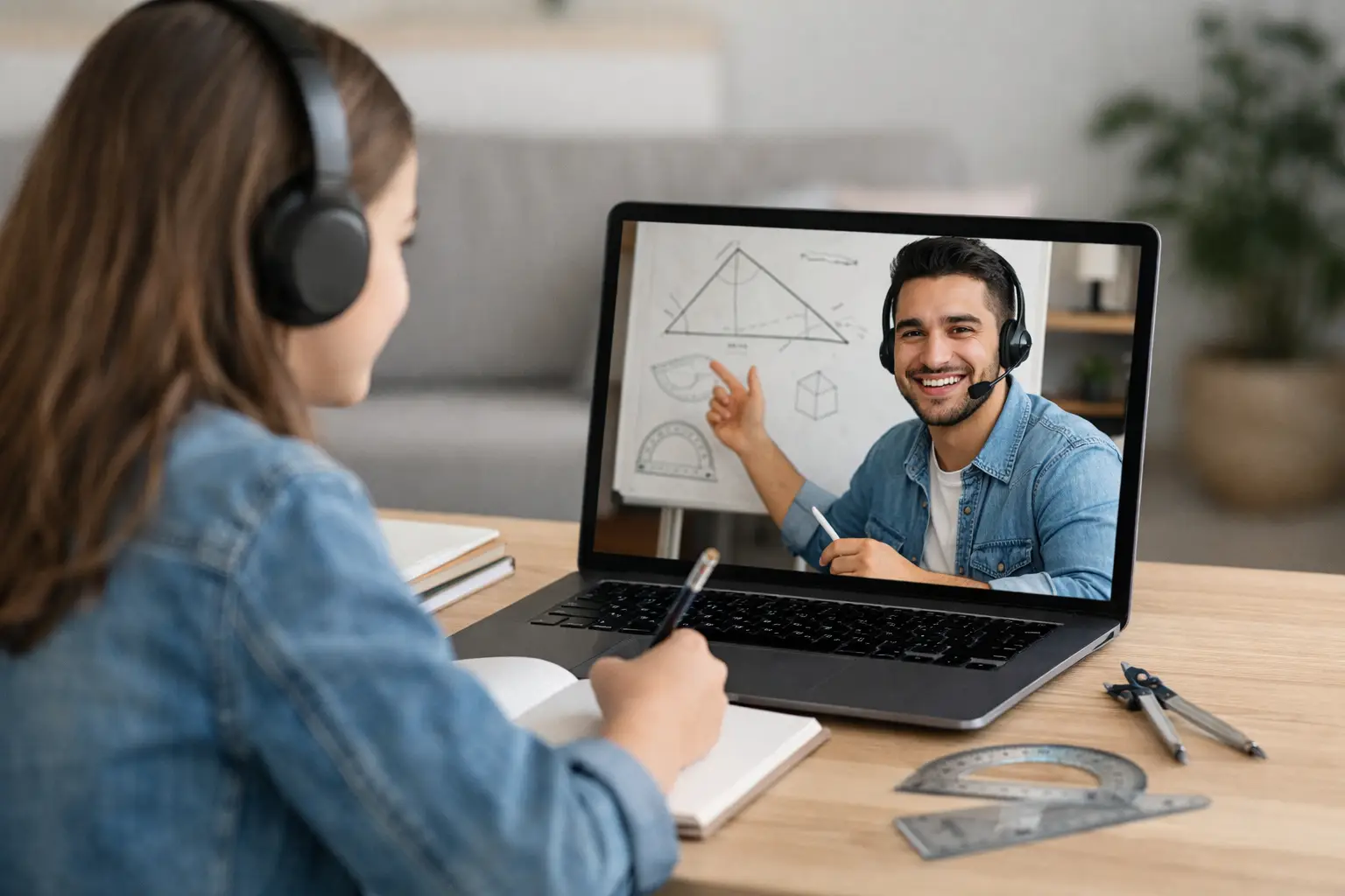 How an Online Geometry Tutor Builds Real Understanding