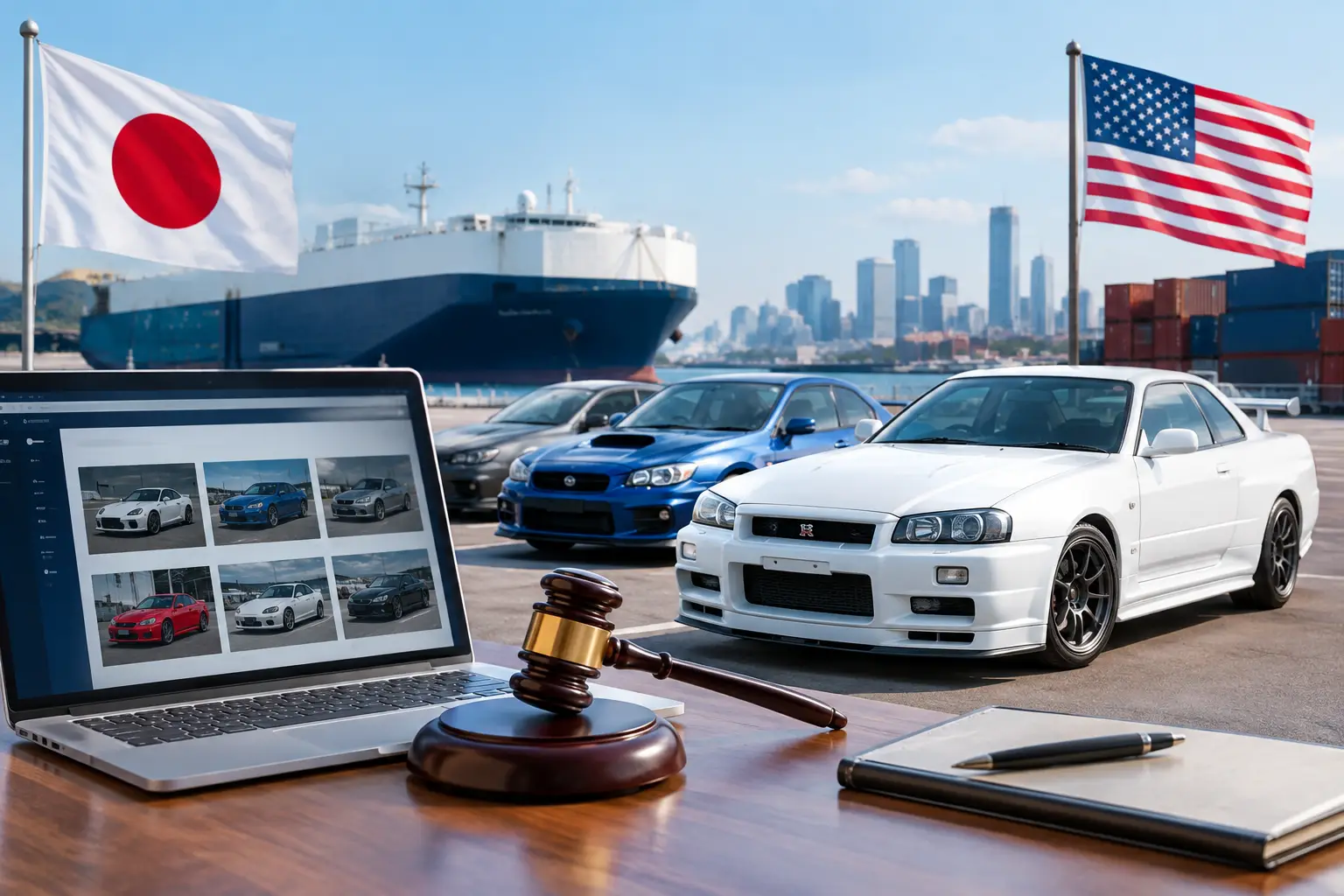 Buying JDM Cars Directly From Japanese Auctions to USA