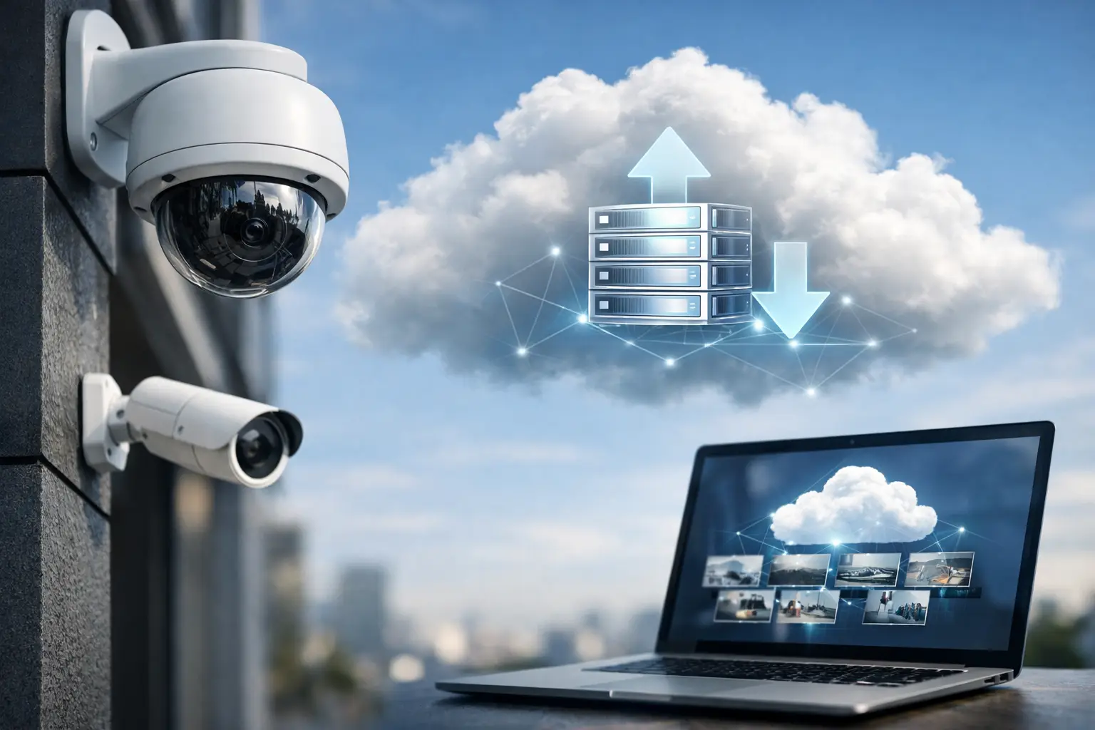 Respaldo en nube para cámaras de seguridad