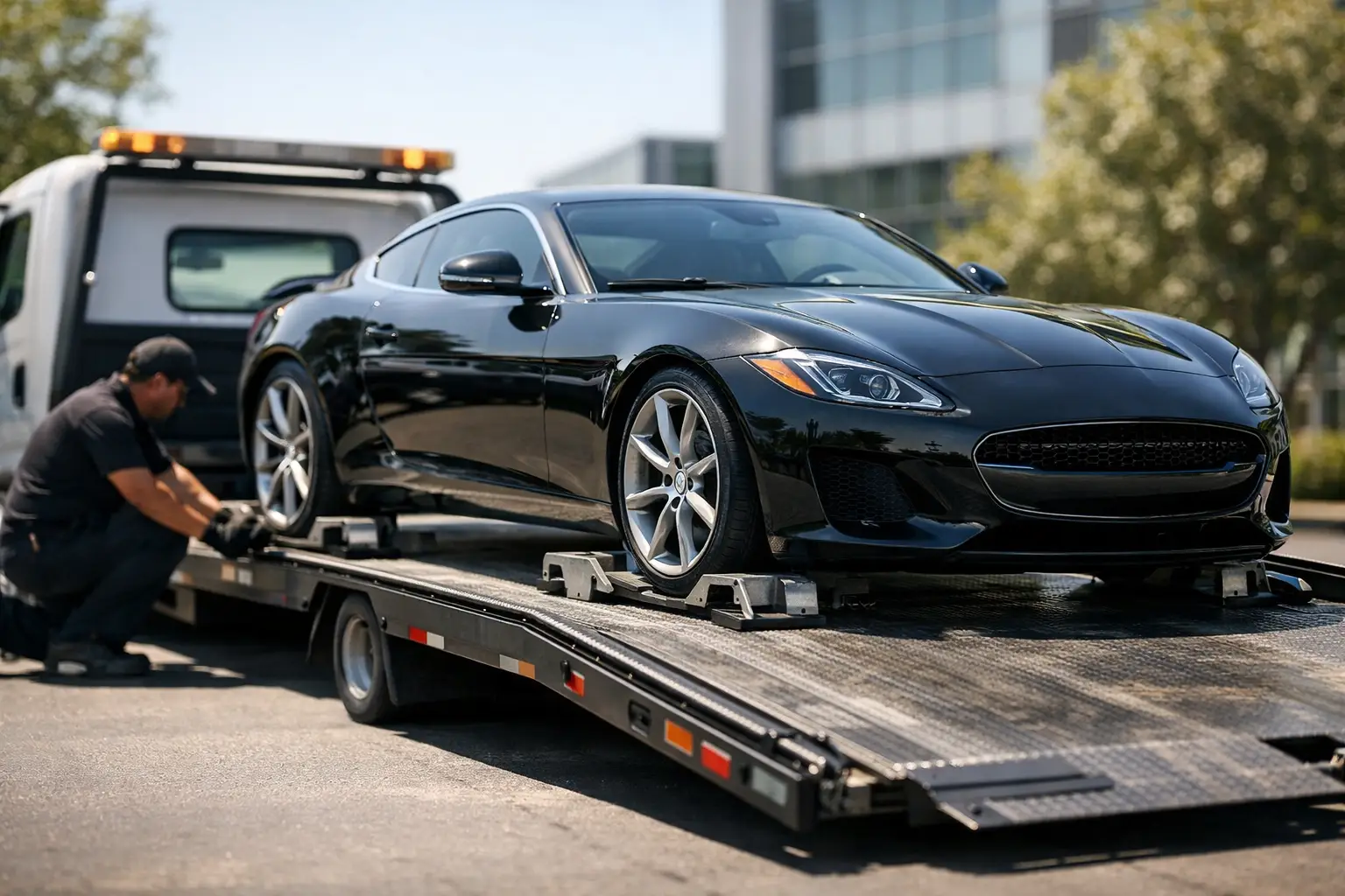 Best Towing Method for Luxury Cars Explained