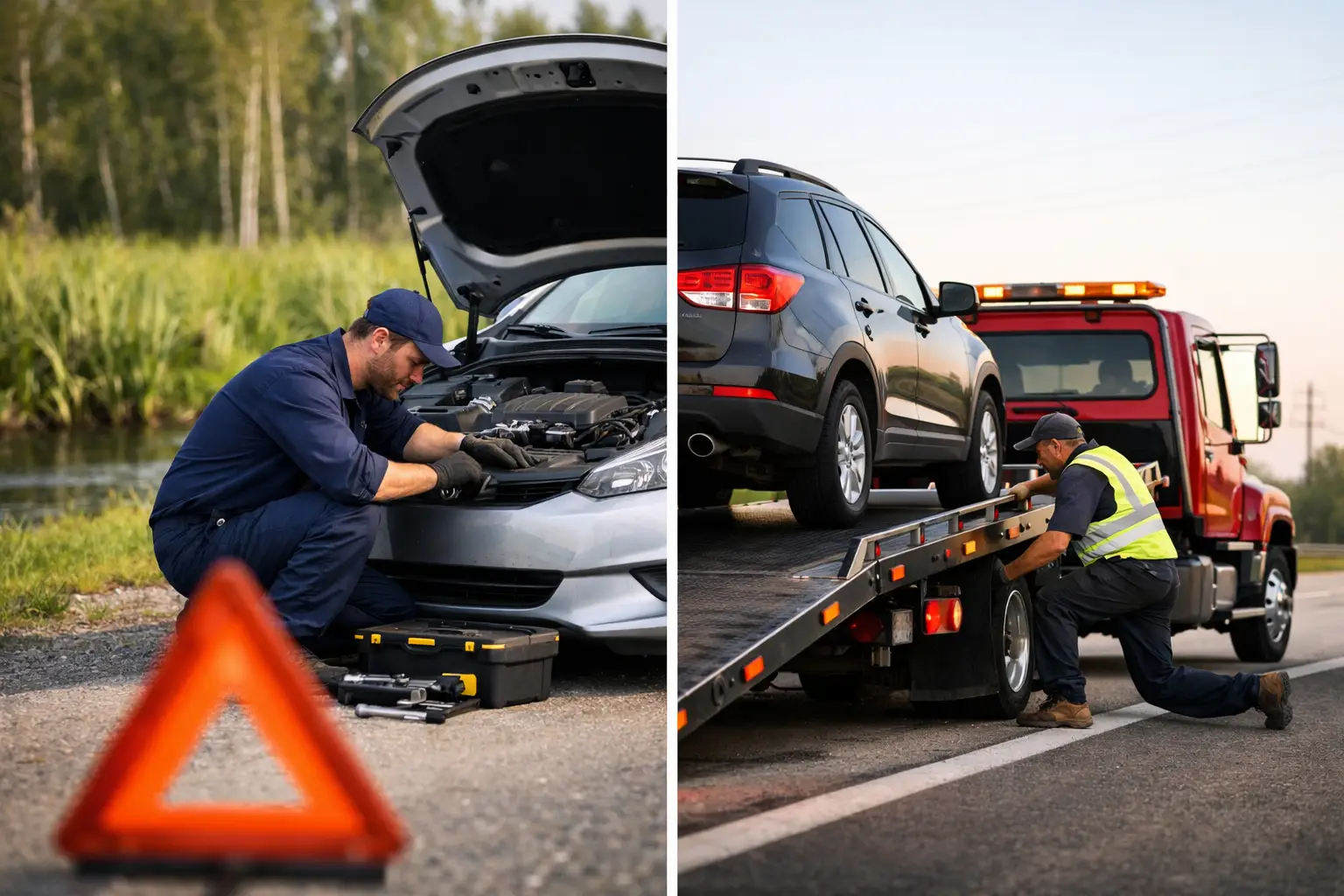 Roadside Repair vs Towing for Louisiana Drivers