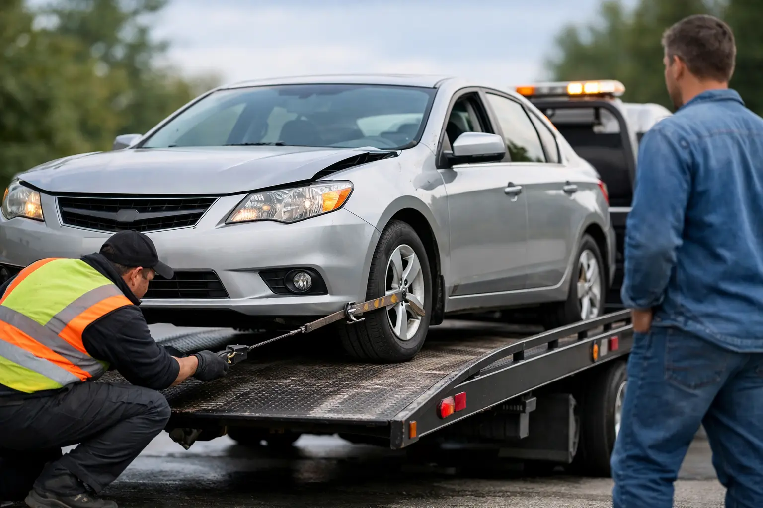 How to Move a Disabled Car Safely Without Damage