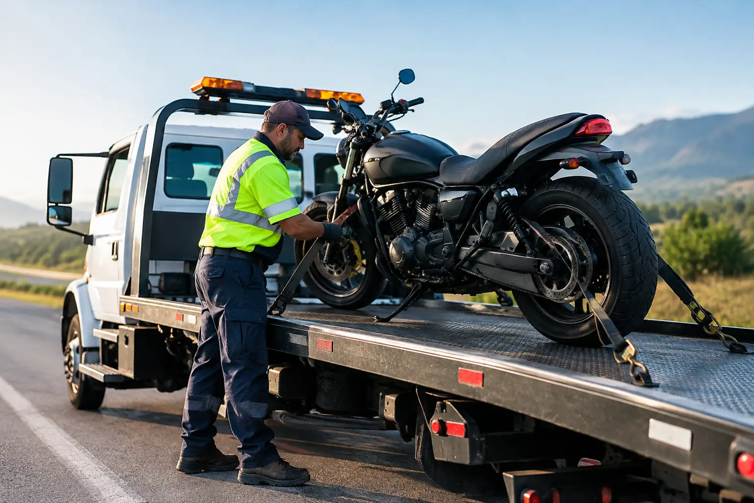 Can a Tow Truck Tow Motorcycles Without Damage?