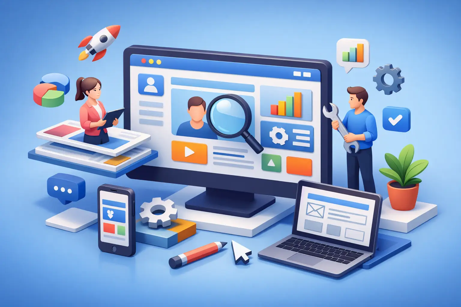How to Create Service Business Homepage Pages