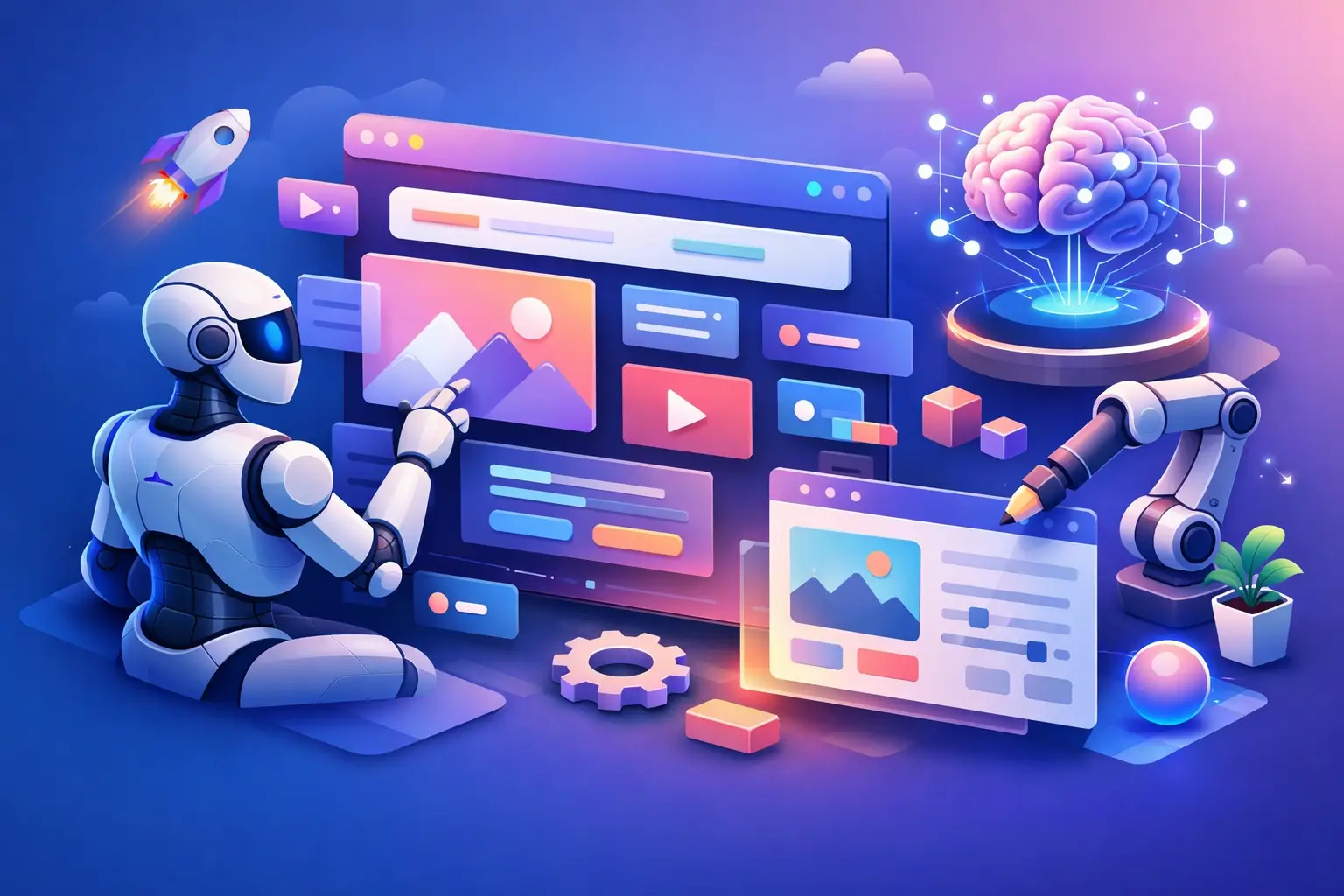 How Does AI Website Builder Work?