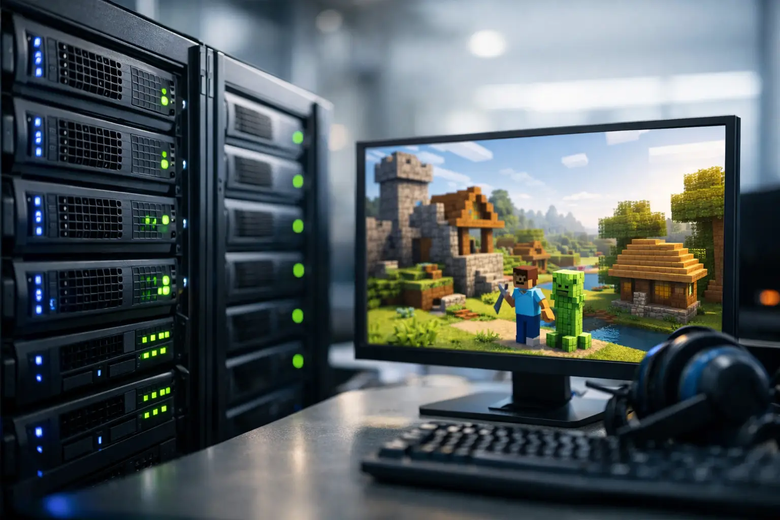 Hébergement serveur Minecraft performant